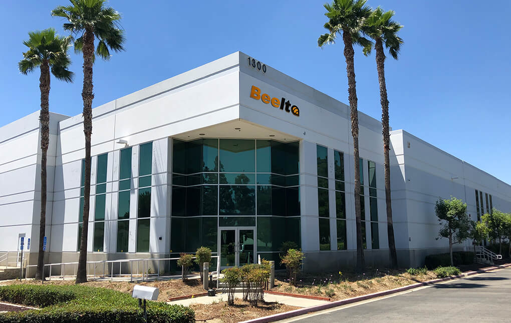 Beelta distribution center is located in Los Angeles, wonderful spot with convenient transportation.